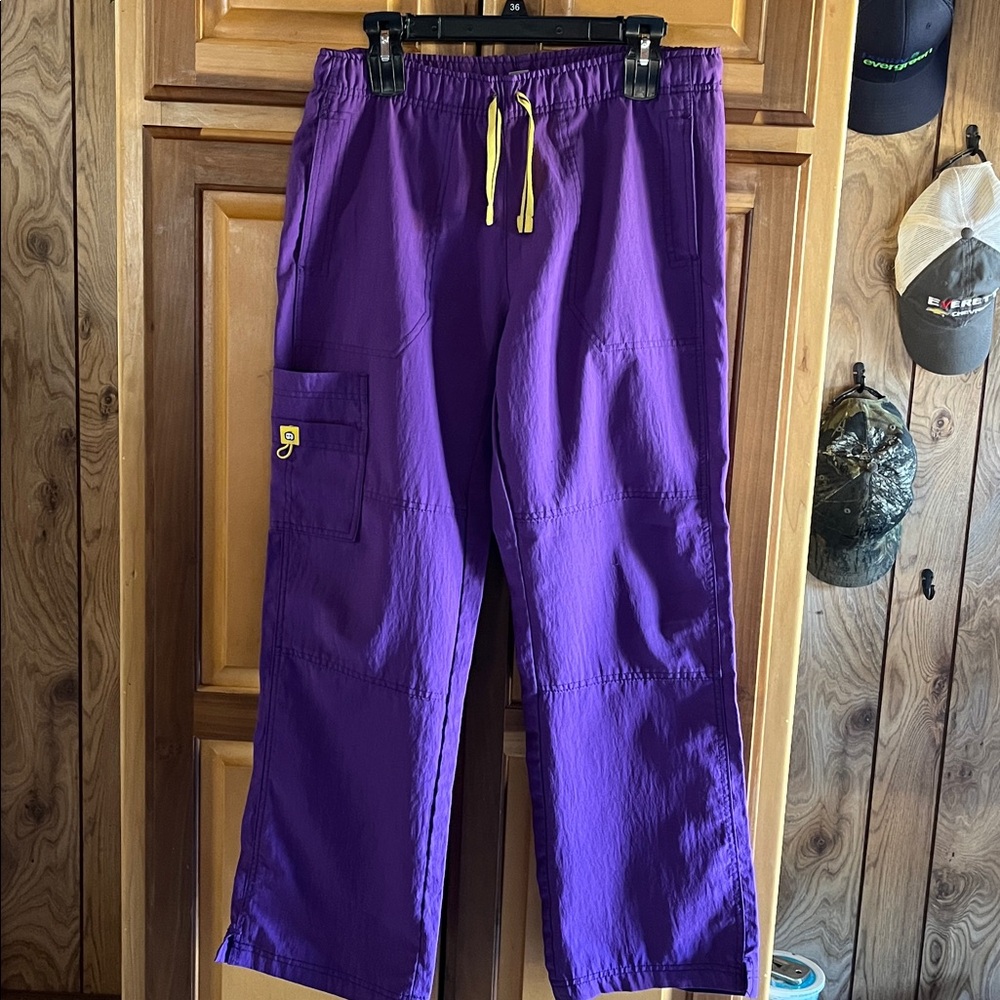 Spread Good Cheer purple scrubs, size: small Excellent condition